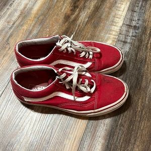 Red Old Skool Vans